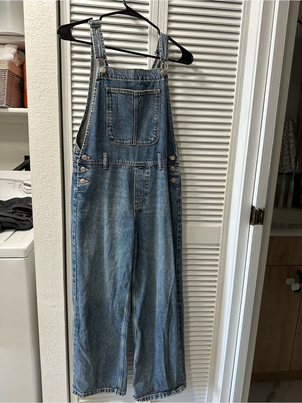 Classic Blue Denim Overalls for Kids